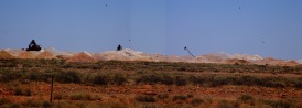 Approach to Coober Pedy town