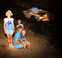 Exploring Murrawijinie caves