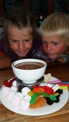 The Chocolate fondue